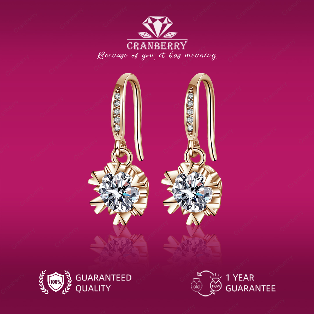 Snowflake Earrings - E11-CG