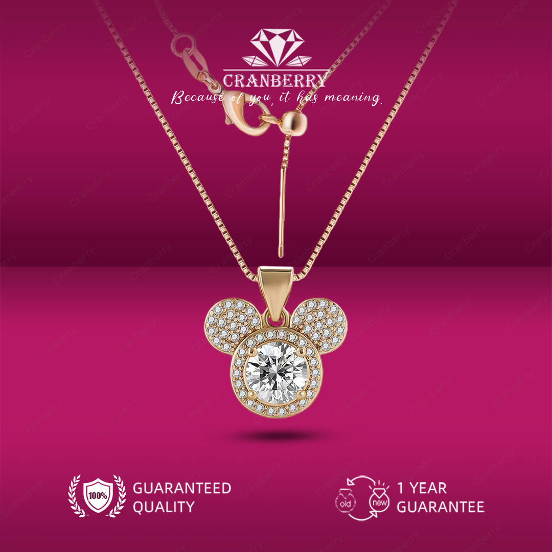 Mickey Necklace White - N44 W