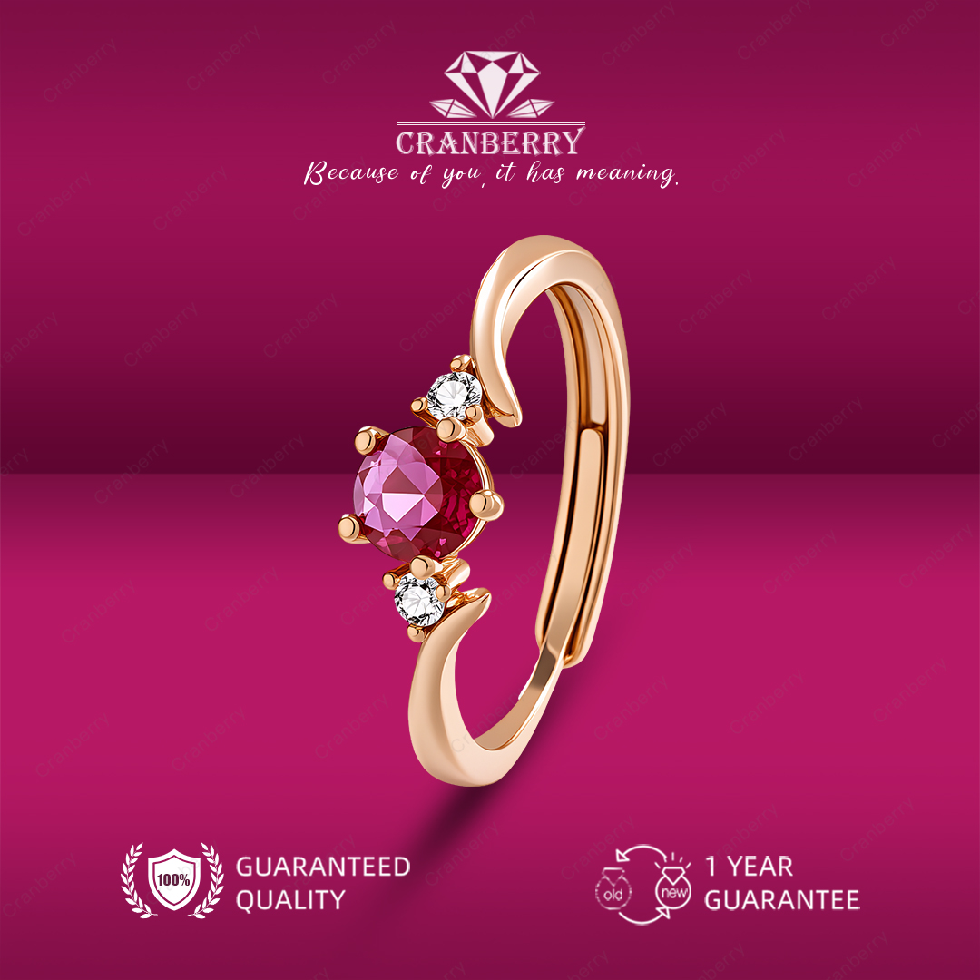 Ruby Gleam Ring - R263