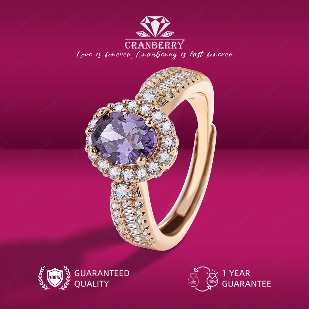 Lavender Bloom Ring - R61